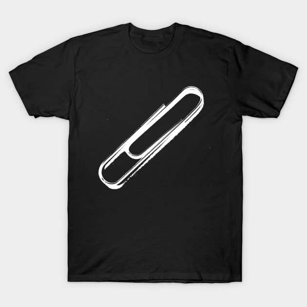 The Paperclip - white edition T-Shirt by winterwinter